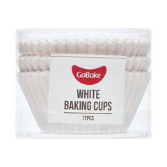 White Baking Cups 72pk