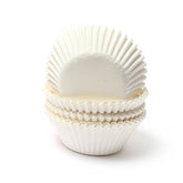 White Greaseproof Paper Baking Cups 100pk