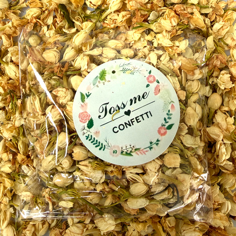 White Jasmine Flower Confetti