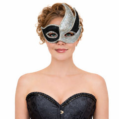 Winged Glitter Masquerade Mask