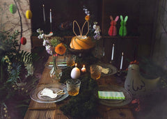 Light Green Bunny Honeycomb Decoration