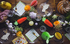 Light Green Bunny Honeycomb Decoration