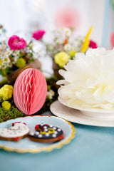 Pink Egg Honeycomb Decoration