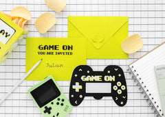 Gamepad Gaming Invitations 6pk