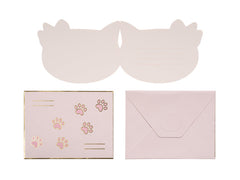 Kitty Cat Invitations 6pk