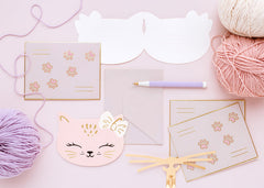Kitty Cat Invitations 6pk