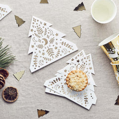 Christmas Tree Shaped Napkins 16pk