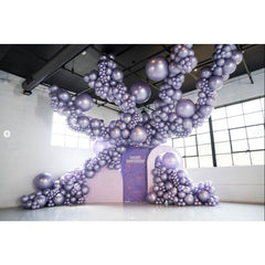 Silk Light Amethyst Balloons