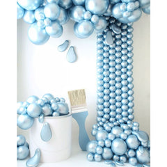 Silk Arctic Blue Balloons