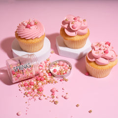 Pink Velvet Crunch Sprinkles