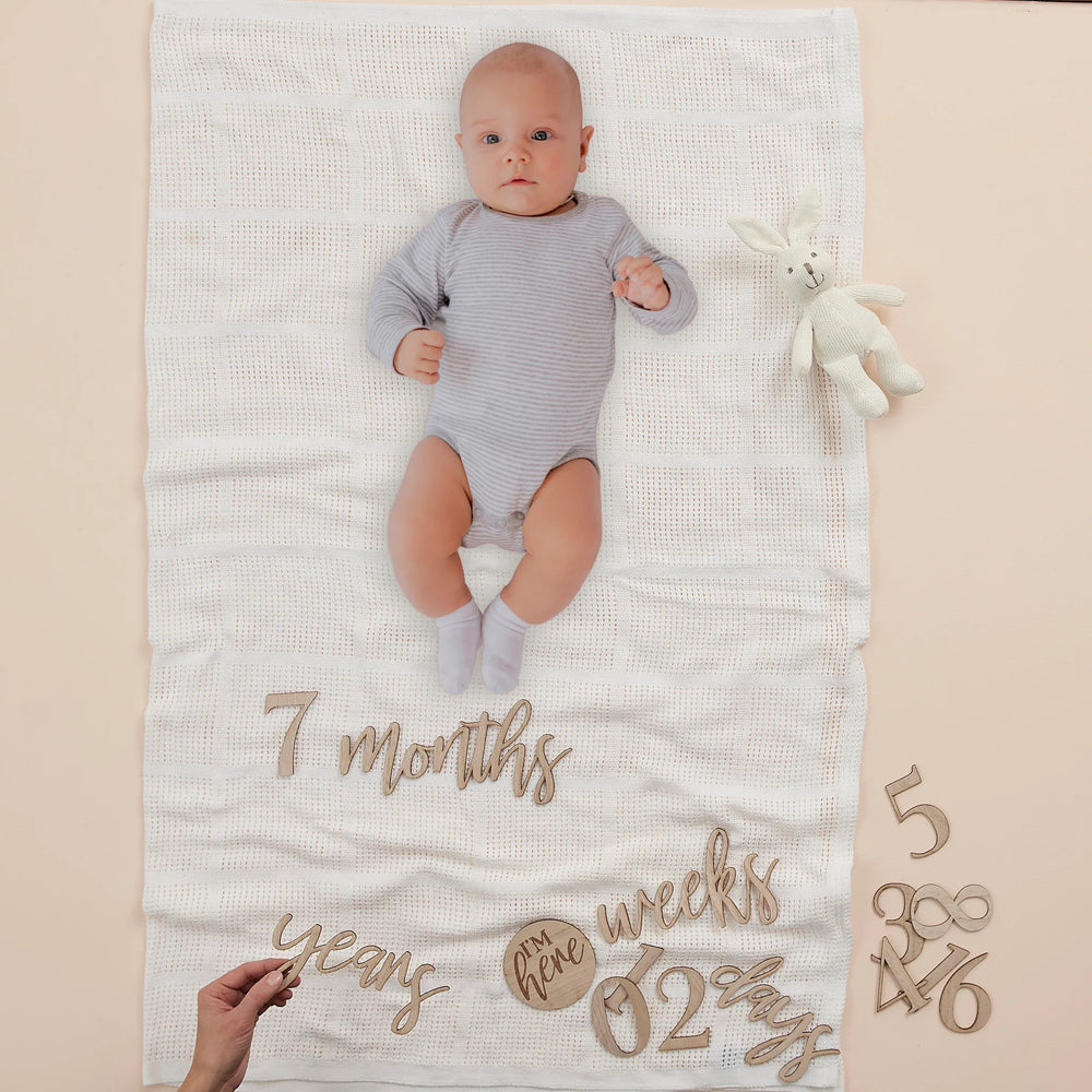Wooden Baby Milestone Signs