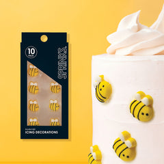 Bumble Bee Icing Decorations 10pk