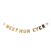 Best Mum Ever Gold Banner