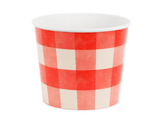 Red & Black Gingham Snack Buckets 2pk