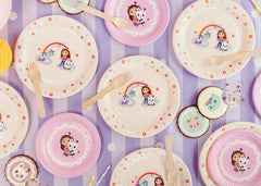 Gabby's Dollhouse Rainbow Large Plates 6pk