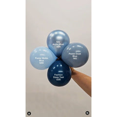 Silk Arctic Blue Balloons