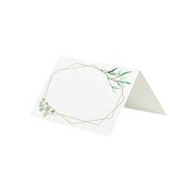 Geometric Greenery Place Cards 10pk