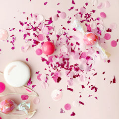 Bubblegum Pink Confetti