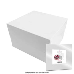 Cake Box 6x6x5in (15cm x 15cm x 13cm high)