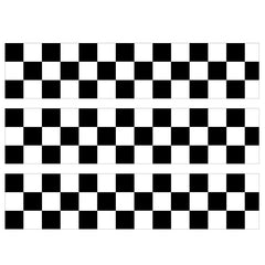Checkered Edible Icing Image Cake Strips