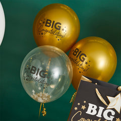 Big Congratulations Balloons 5pk