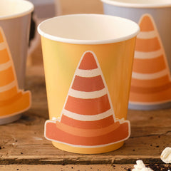 Traffic Cone Construction Cups 8pk