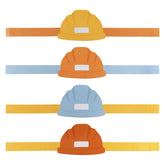 Customisable Construction Party Hats 5pk