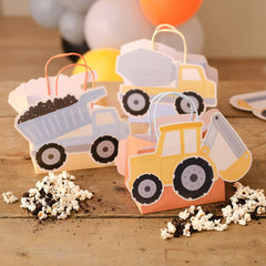 Construction Vehicle Party Bags 5pk