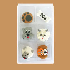 Dogs Sugar Decorations 6pk