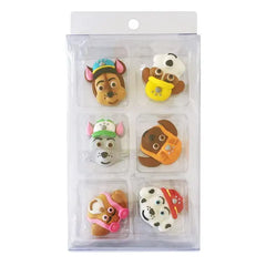 Paw Patrol Sugar Icing Decorations 6pk