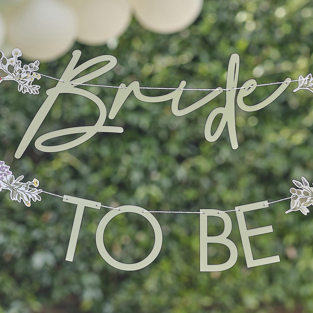 Floral Bride to Be Hen Party Bunting