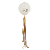 Future Mrs Customisable Jumbo Balloon & Tassel Tail