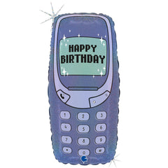 00's Birthday Phone Foil Balloon