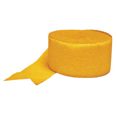Gold Crepe Streamers