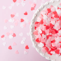 Hearts Wafer Decorations