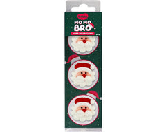 Ho Ho Bro Santa Icing Decorations 6pk