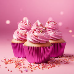 Hot Pink Foil Baking Cups 50pk