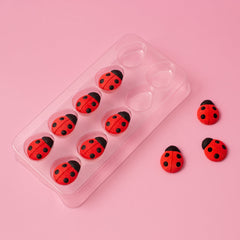 Ladybugs Icing Decorations 10pk