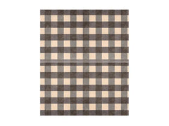 Black Gingham Large Napkins 20pk