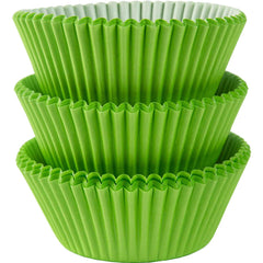 Lime Green Cupcake Cases 75pk