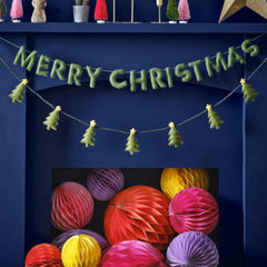 Felt Christmas Tree Bunting Decoration