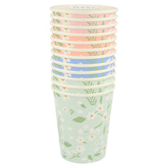 Floral Cups 12pk