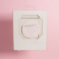 White Scalloped Medium Cookie Box 5pk
