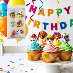Paw Patrol Sugar Icing Decorations 6pk
