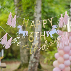 Princess Party Customisable Happy Birthday Bunting