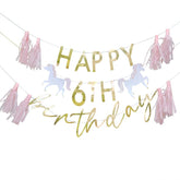 Princess Party Customisable Happy Birthday Bunting