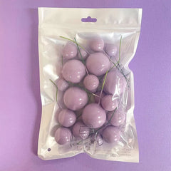 Lilac Cake Ball Toppers 20pk