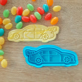 Racing Car V8 Supercar Cookie Cutter & Fondant Stamp