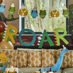 Party Dinosaur Roar Banner