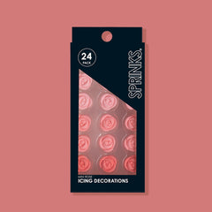 Mini Roses Icing Decorations
